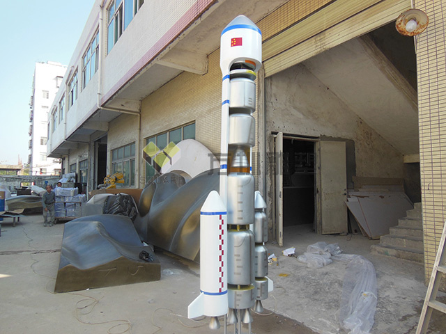 玻璃钢航空载人火箭模型